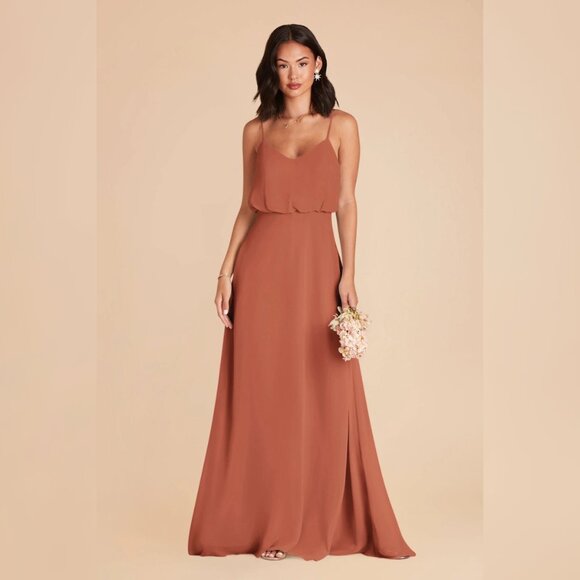 Birdy Grey Gwennie Terracotta Bridesmaid Dress - Picture 1 of 6